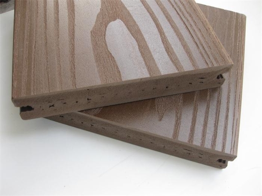 Na zewnątrz Płyty podłogowe z litego PCV z kawą, ASA Surface Coextruded